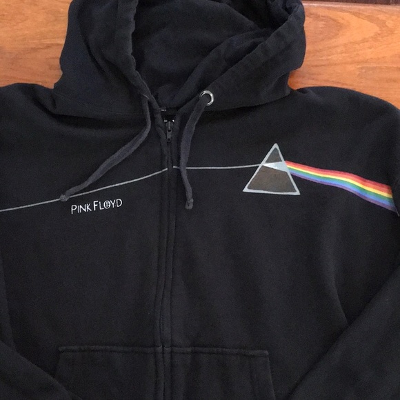pink floyd zip hoodie
